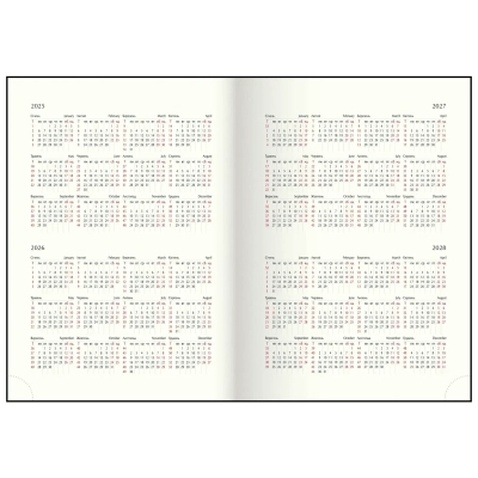 Тижневик Buromax датований 2026 POWER A5 синій (BM.2157-03)