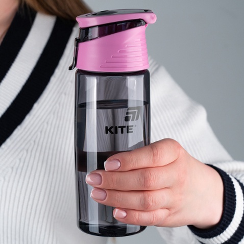 Поїльник-непроливайка Kite 550 мл, сіра (K25-401-1)