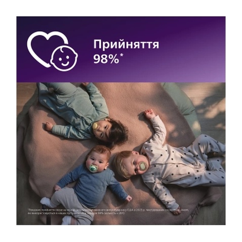 Пустушка Philips AVENT Ultra Start 0+ місяців 2 шт, бірюз (SCF075/18)