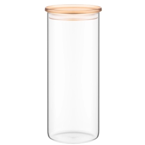 Банка Ardesto Fresh 1600 мл, скло, пластик, прозорий (AR1316SFM)