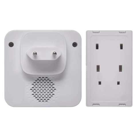 Дверний дзвінок EMOS бездротовий P5729 живлення від мережі 220В з кнопкою BATTERY-FREE (P5729)