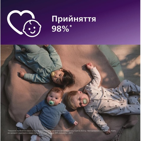 Пустушка Philips AVENT Ultra Air, 6-18 міс., салатово-рожева (SCF087/13)