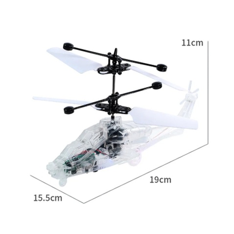 Інтерактивна іграшка UFT Літаючий вертоліт з сенсорним контролем і LED підсвічуванням (UFTFly12)